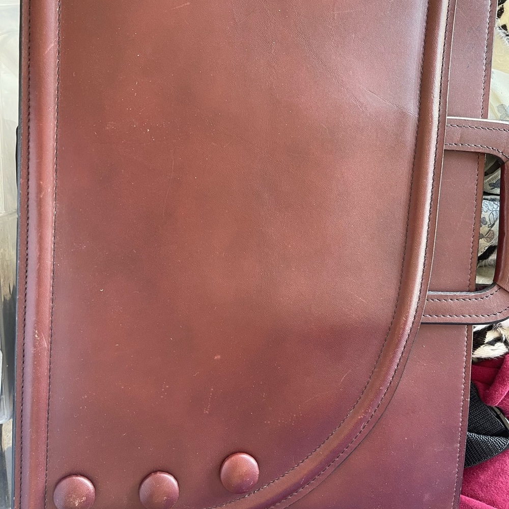 Leather briefcase